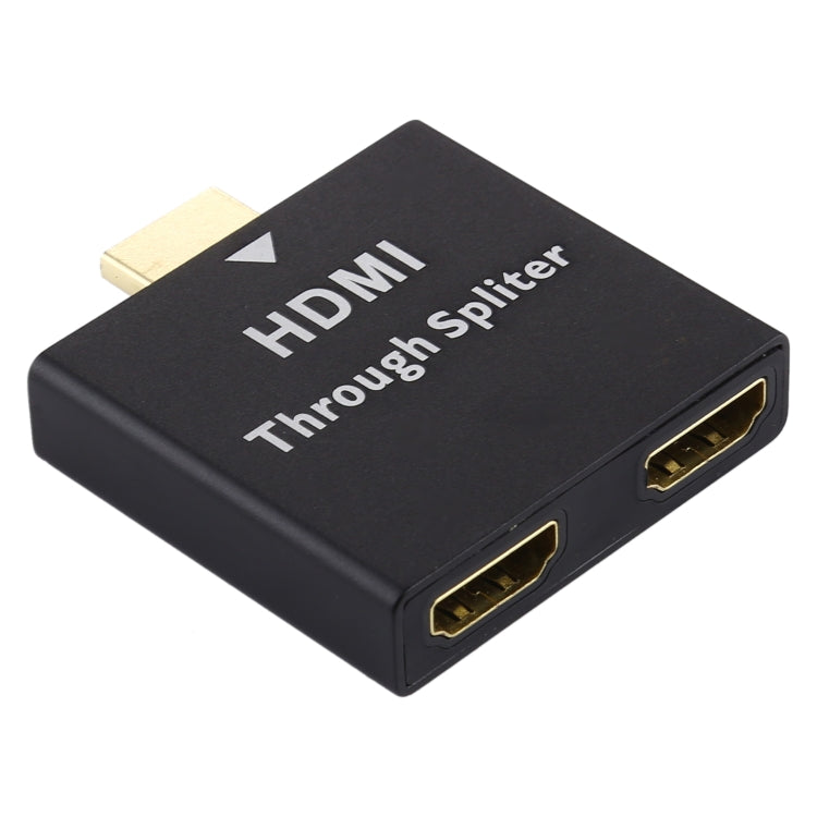Проходной разветвитель HDMI из алюминиевого сплава 1 на 2