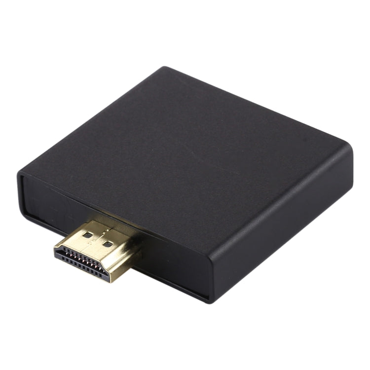 Проходной разветвитель HDMI из алюминиевого сплава 1 на 2