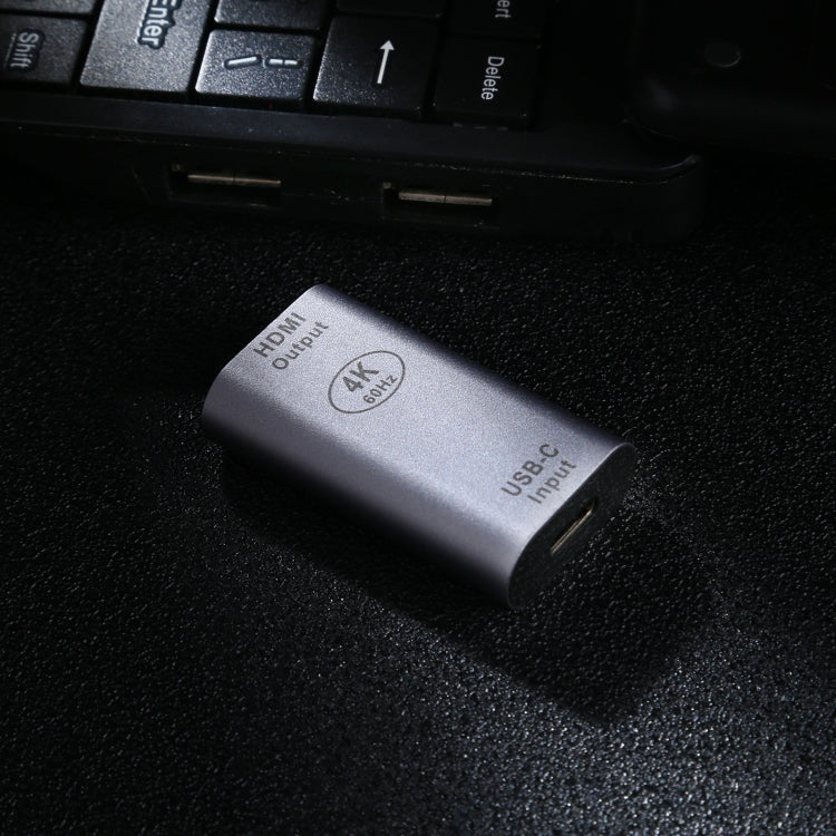 Адаптер Type-C / USB-C (мама) на HDMI (мама) из алюминиевого сплава