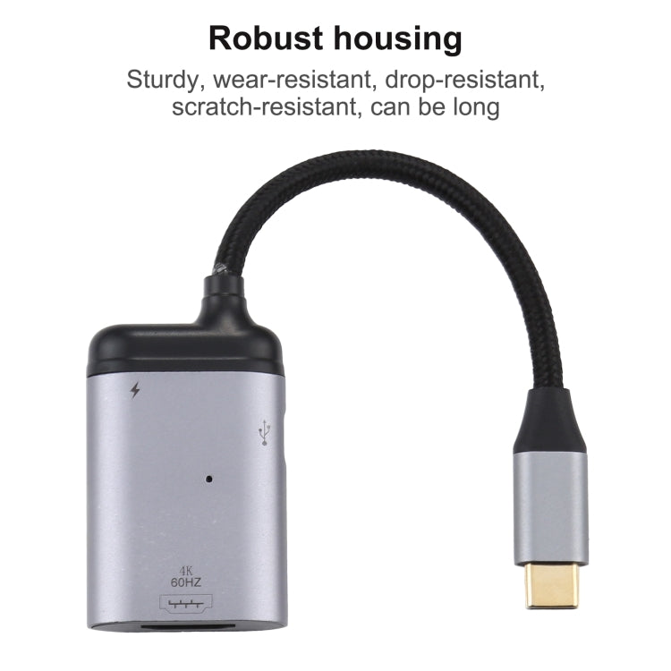 Кабель-адаптер синхронизации данных USB-C/Type-C – HDMI + PD 4K 60 Гц