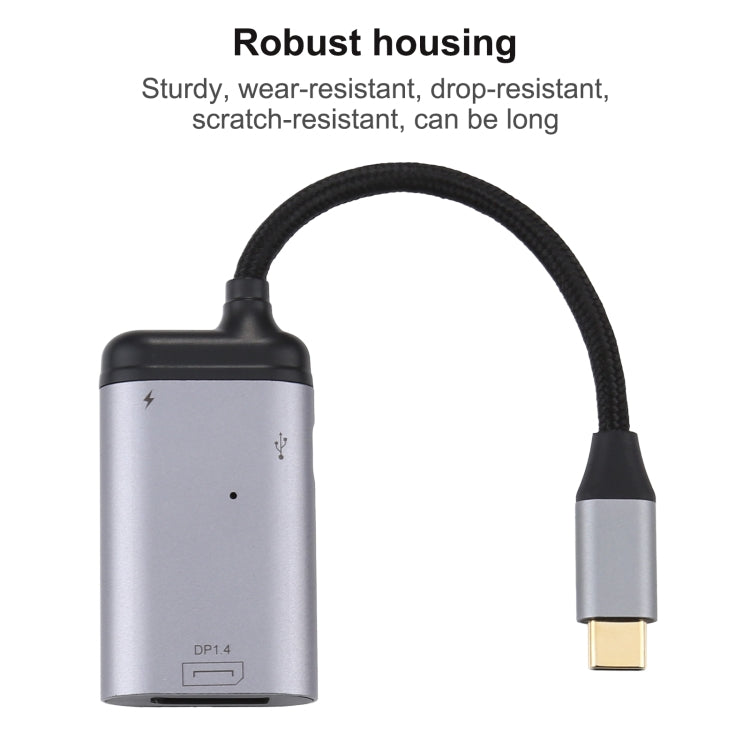Кабель-адаптер 4K USB-C/Type-C — DisplayPort 1.4 + PD для синхронизации данных
