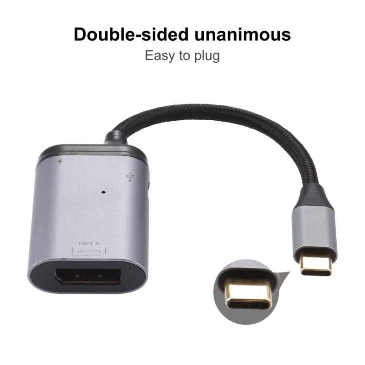 Кабель-адаптер 4K USB-C/Type-C — DisplayPort 1.4 + PD для синхронизации данных