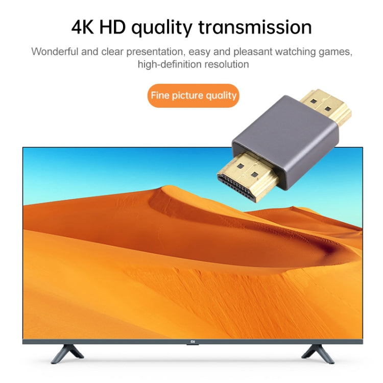 HDMI-адаптер с позолоченной головкой (штекер-штекер) (черный)