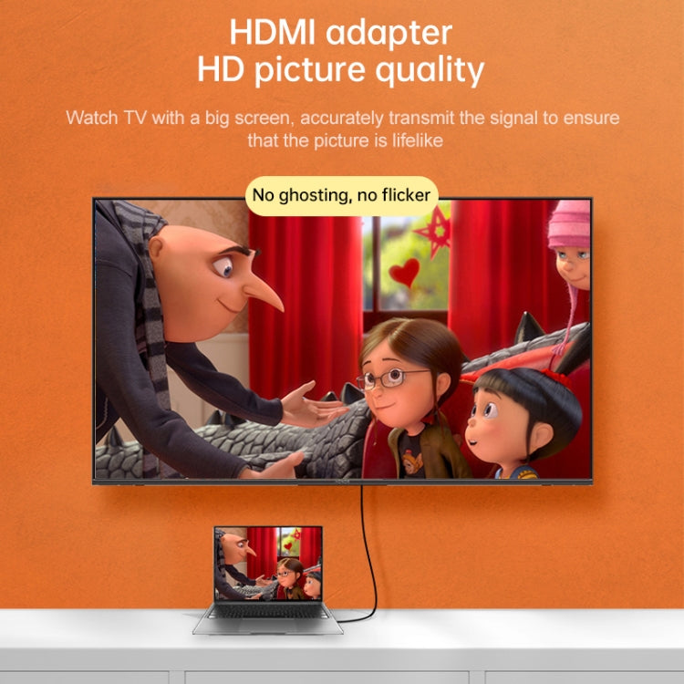 Позолоченный адаптер 2 в 1 Mini HDMI (штекер) + Micro HDMI (штекер) - HDMI (гнездо)