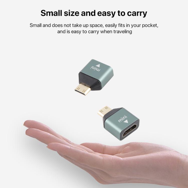 Позолоченный адаптер Mini HDMI «папа» – HDMI «мама»