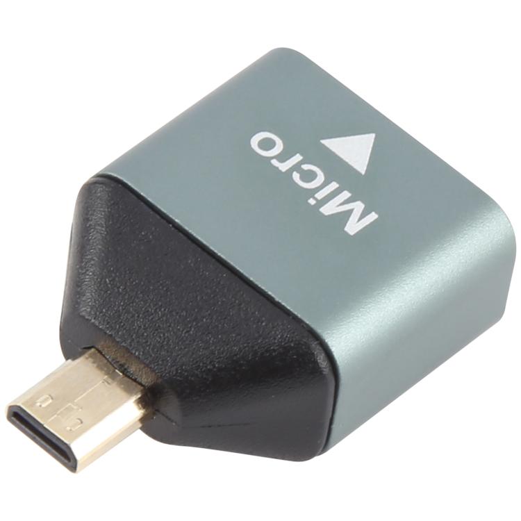 Позолоченный адаптер Micro HDMI «папа» – HDMI «мама»