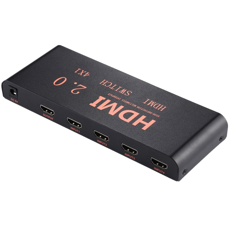Коммутатор HDMI 2.0 4X1 4K/60 Гц с пультом ДУ, вилка ЕС