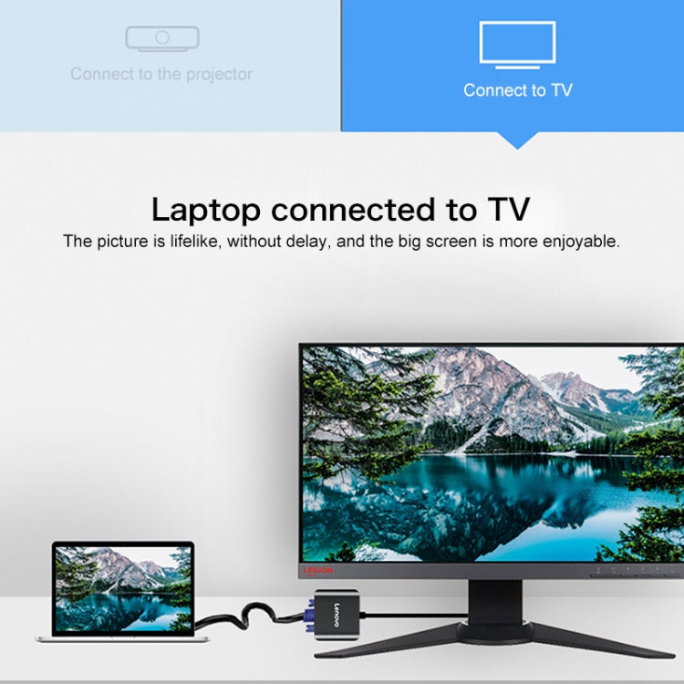 Кабель-конвертер HDMI-VGA Lenovo F1-H01 из алюминиевого сплава