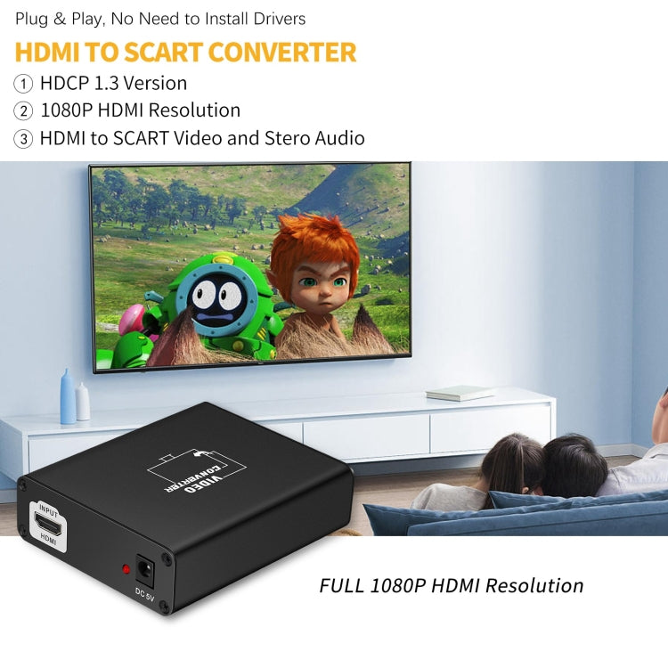 Видеоконвертер NEWKENG C8 HDMI в SCART
