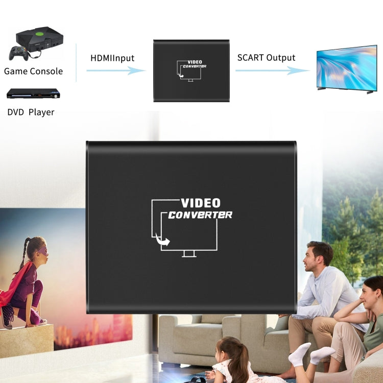 Видеоконвертер NEWKENG C8 HDMI в SCART