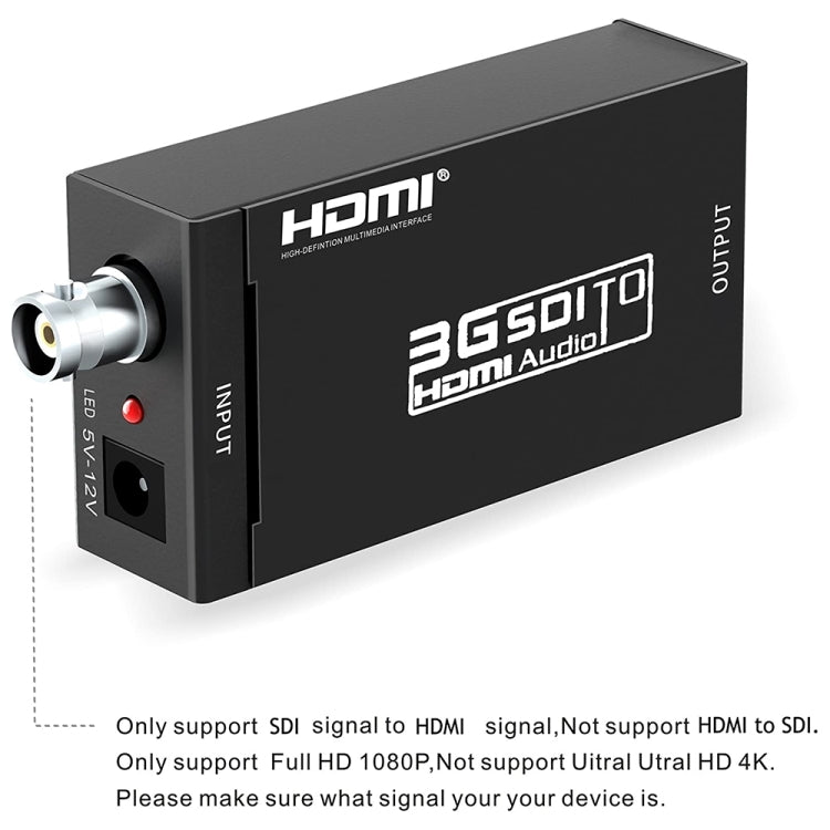 Видеоконвертер NEWKENG S008 Mini SD-SDI / HD-SDI / 3G-SDI в HDMI