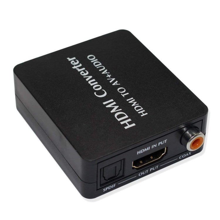 Аудиоконвертер HDMI в AV с поддержкой коаксиального аудиосигнала SPDIF, композитного видеосигнала NTSC PAL, адаптера HDMI в 3RCA для телевизора/ПК/PS3/Blue-ray DVD