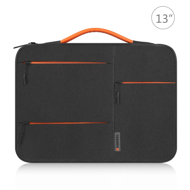 Чехол-портфель HAWEEL 13,0 дюймов на молнии для ноутбука Macbook, Samsung, Lenovo Thinkpad, Sony, DELL Alienware, CHUWI, ASUS, HP, ноутбуки с диагональю 13–13,5 дюймов