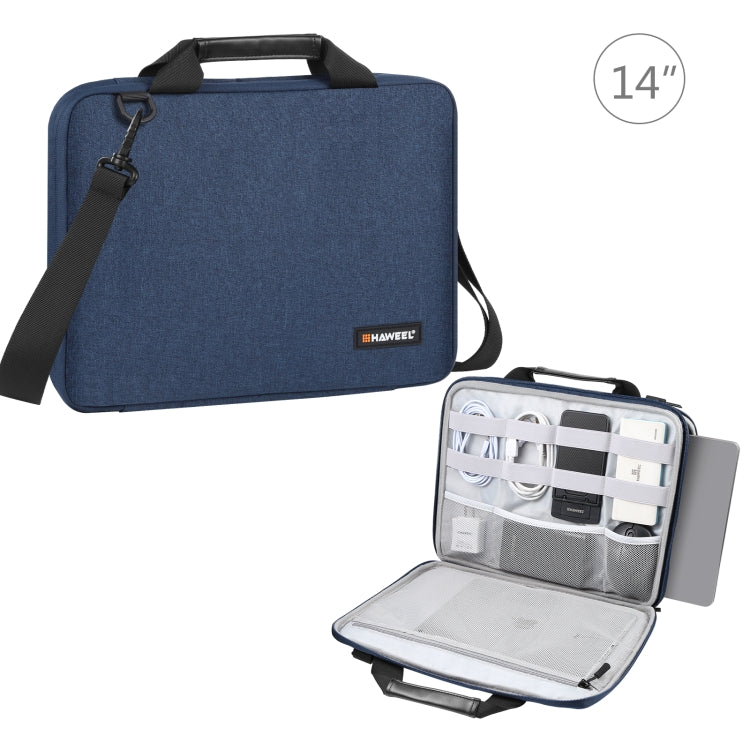 Сумка-портфель HAWEEL для ноутбука 13,0–14,0 дюймов через плечо для Macbook, Lenovo Thinkpad, ASUS, HP