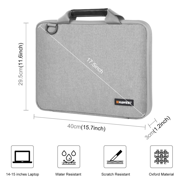 Портфель-сумка HAWEEL для ноутбука 15,0–16 дюймов, через плечо, для Macbook, Lenovo Thinkpad, ASUS, HP