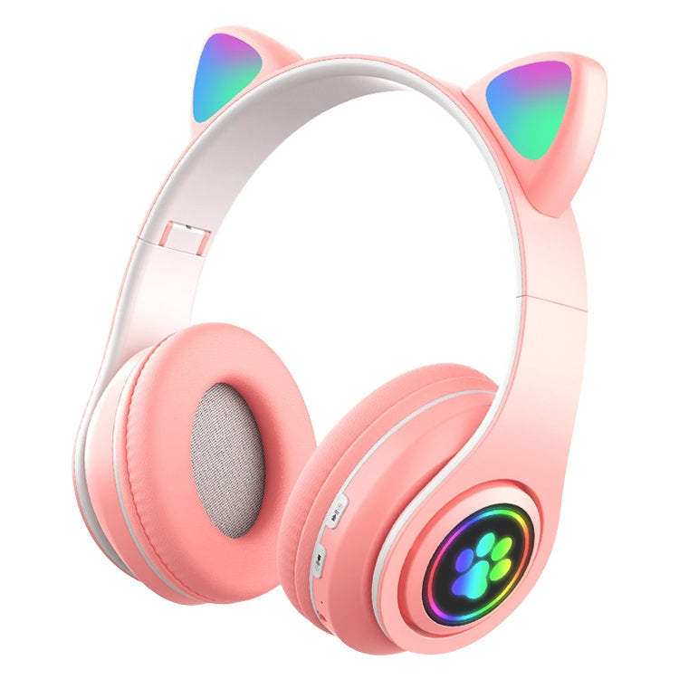 Беспроводная Bluetooth-гарнитура B39 с кошачьими ушками и светодиодной подсветкой