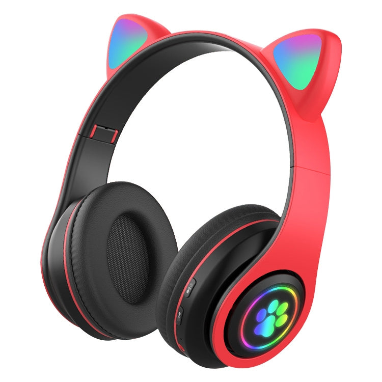 Беспроводная Bluetooth-гарнитура B39 с кошачьими ушками и светодиодной подсветкой
