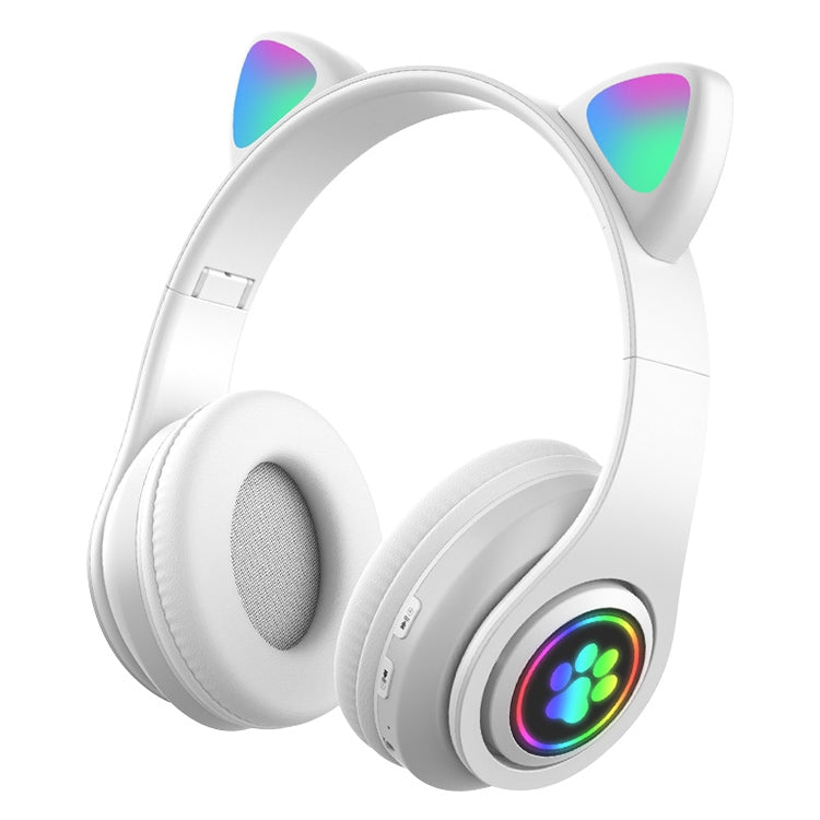 Беспроводная Bluetooth-гарнитура B39 с кошачьими ушками и светодиодной подсветкой