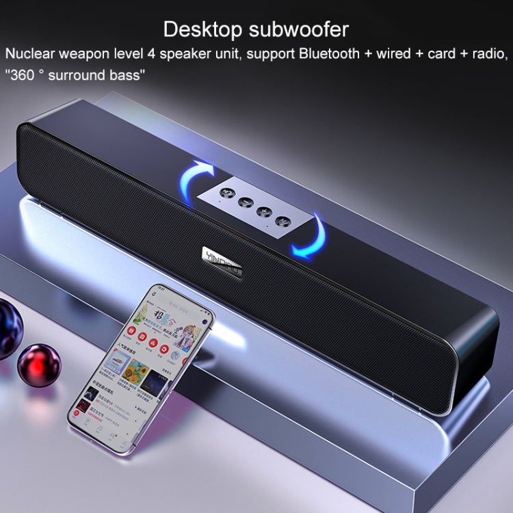 YINDIAO A36 Bluetooth 5.0 Smart Subwoofer, беспроводная компьютерная Bluetooth-колонка, стандартная версия Bluetooth