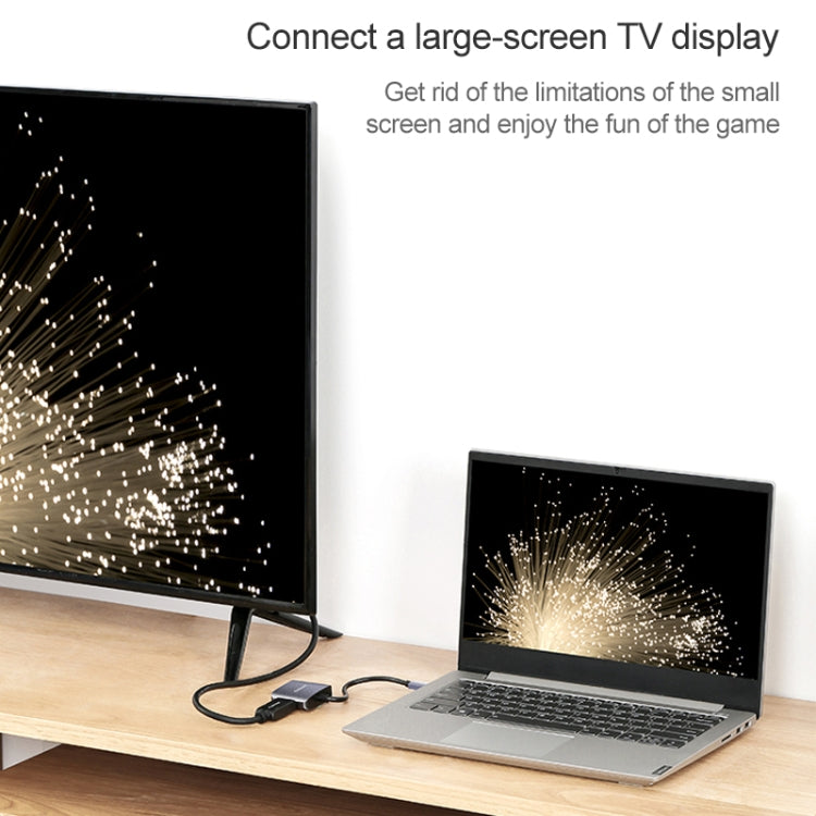 Оригинальный конвертер Lenovo C02 USB-C/Type-C в HDMI + VGA