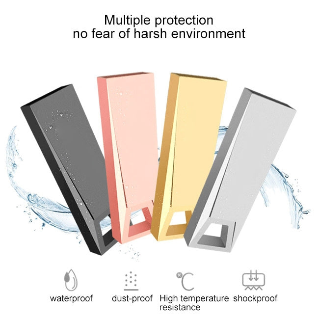 Металлический водонепроницаемый флеш-диск USB 3.0 с высокоскоростным интерфейсом 32 ГБ