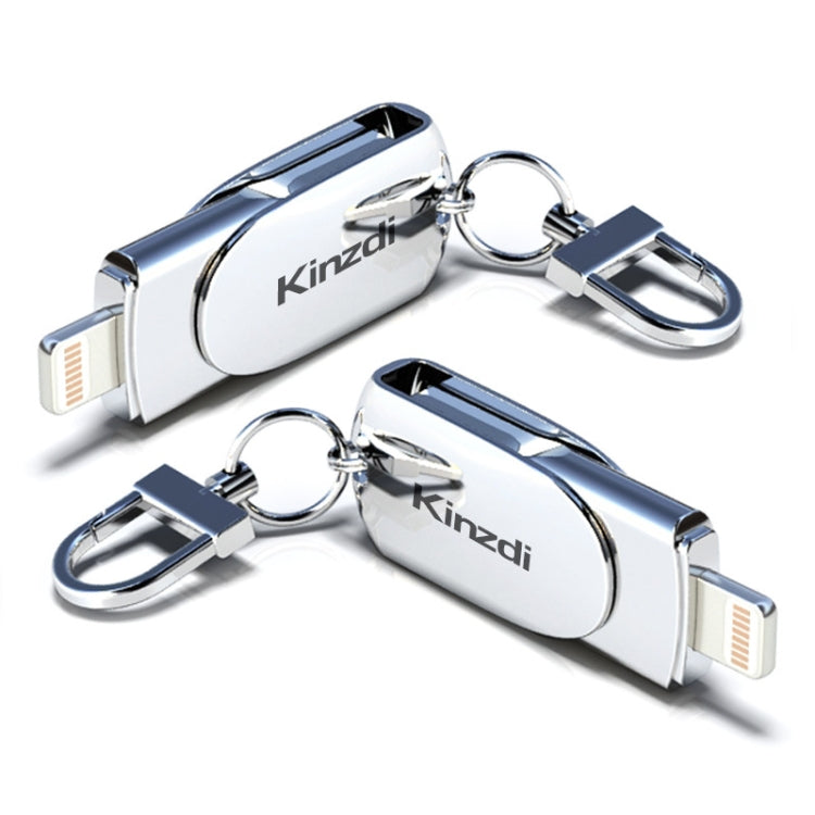 USB-флеш-накопитель Kinzdi 32 ГБ + 8-контактный интерфейс Metal Twister Flash U Disk