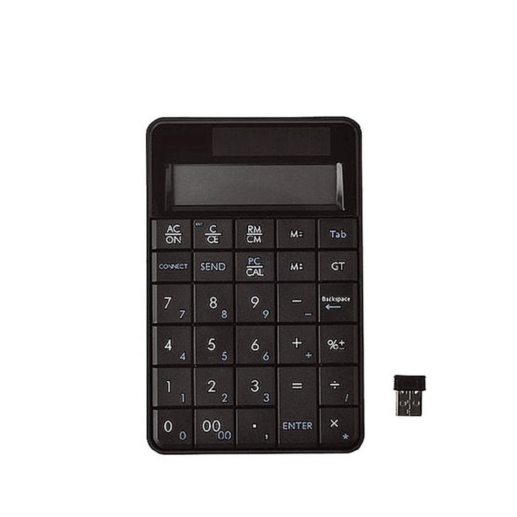 MC-56AG 2 vienā 2.4G USB bezvadu ciparu tastatūra un kalkulators ar LCD displeju