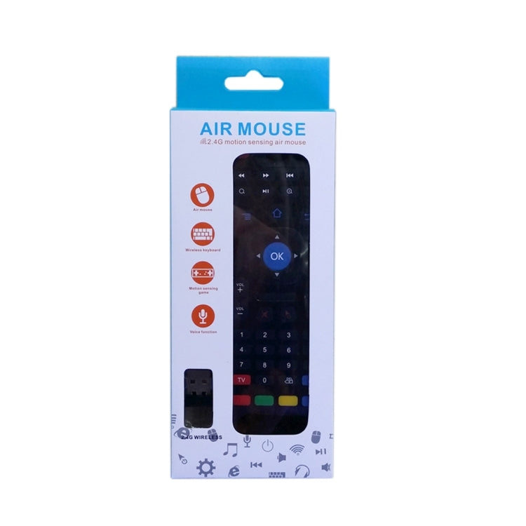 Беспроводная клавиатура с дистанционным управлением MX3-M Air Mouse 2.4G с микрофоном для Android TV Box/мини-ПК