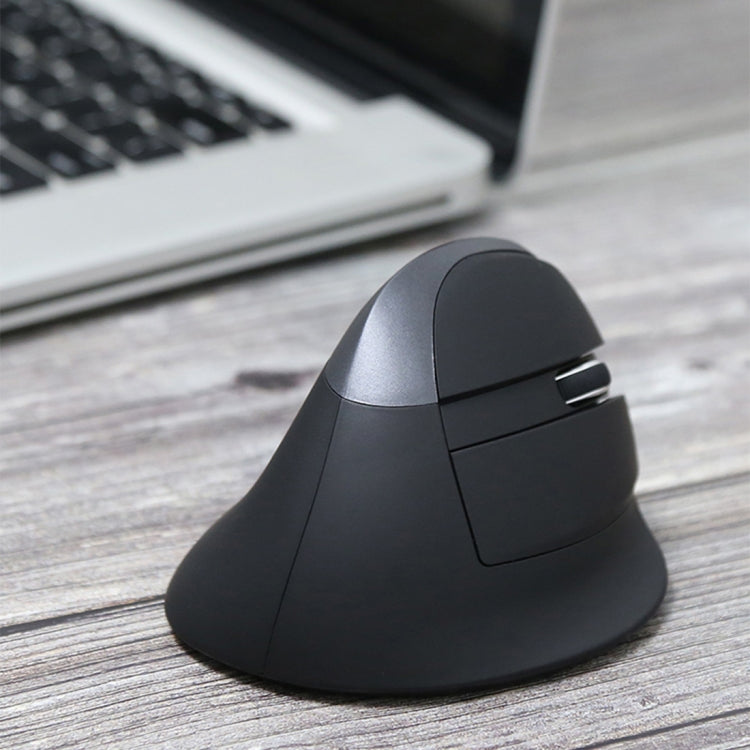 DELUX M618 Mini 2.4G беспроводная 2400 точек на дюйм USB перезаряжаемая эргономичная вертикальная мышь