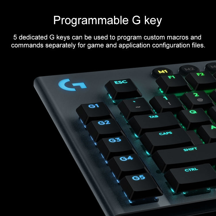 Проводная игровая клавиатура Logitech G813 RGB (GL-Linear), длина: 1,8 м