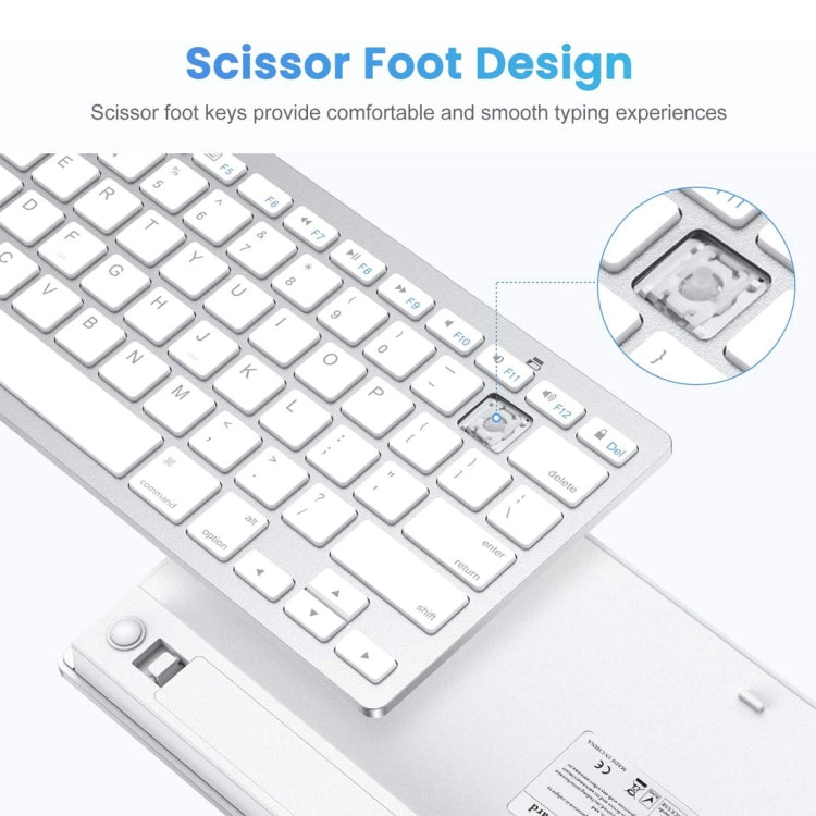 WB-8022 Ultra-thin Wireless Bluetooth Keyboard, Arabic Keys