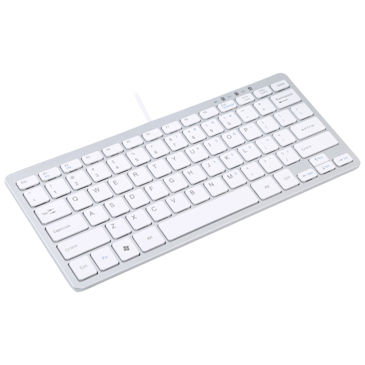 450 78-клавишная ультратонкая проводная USB-клавиатура