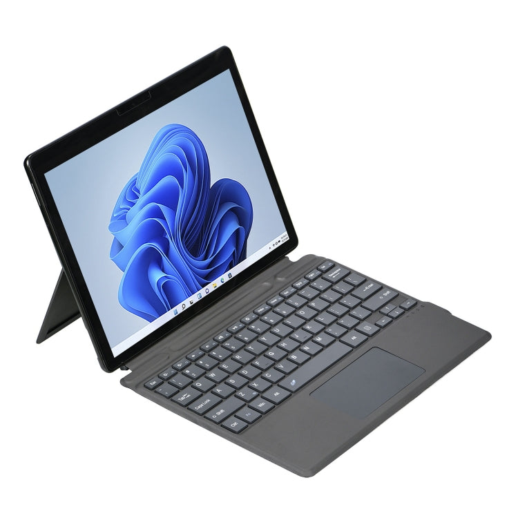 Кожаный чехол-клавиатура Bluetooth для планшета Microsoft Surface Pro 8 / Pro X с гнездом для стилуса