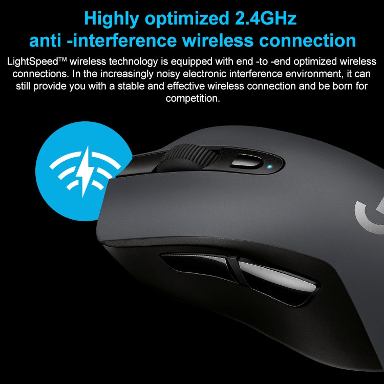 Беспроводная Bluetooth-мышь Logitech G603 Hero LIGHTSPEED 12000 точек на дюйм, 2,4 ГГц, двухрежимная