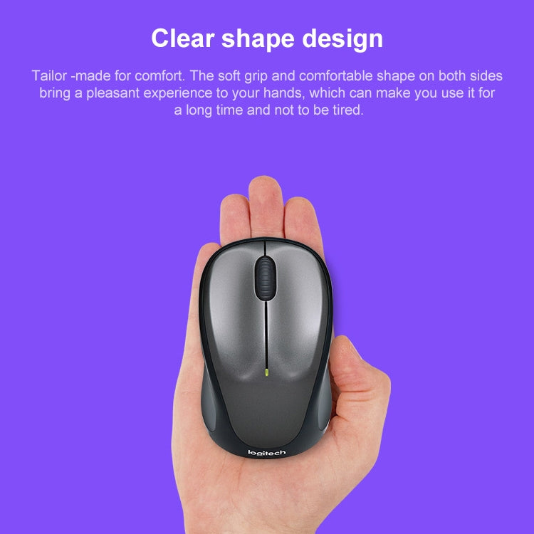 Эргономичная беспроводная мышь Logitech M235 1000 точек на дюйм 2,4 ГГц