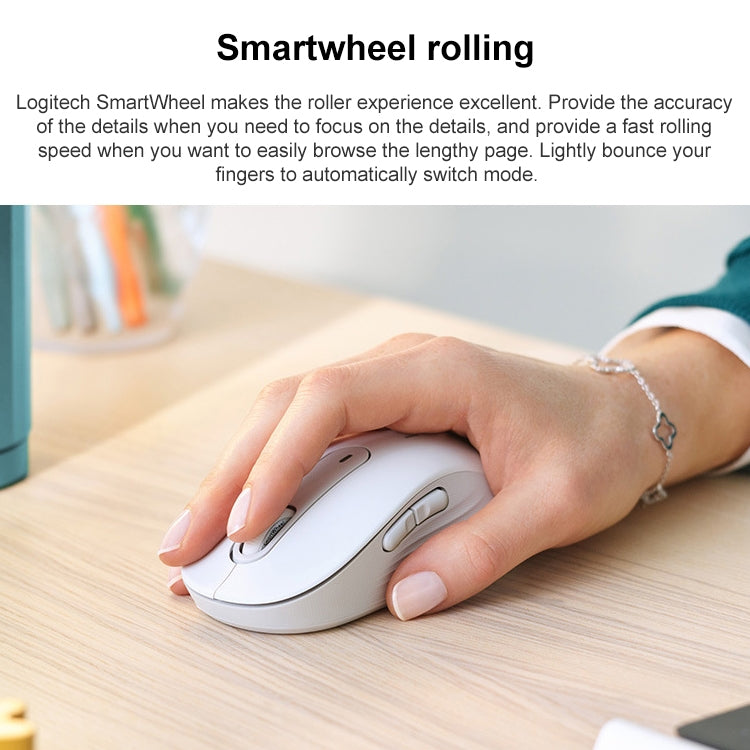 Беспроводная двухрежимная мышь Logitech M750 с разрешением 2000 точек на дюйм и частотой 2,4 ГГц