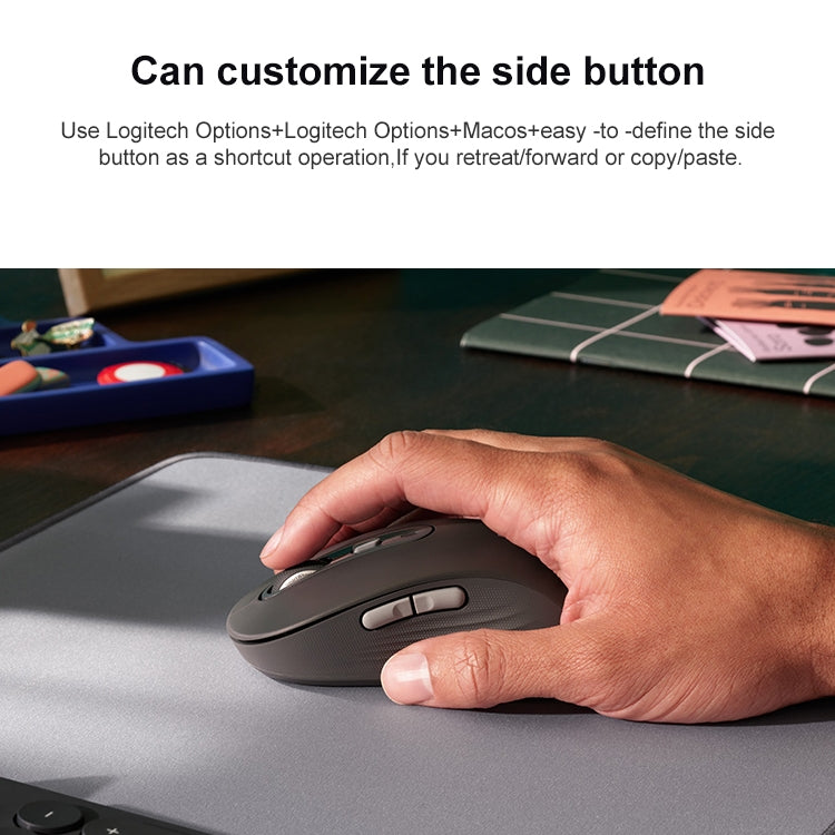 Беспроводная двухрежимная мышь Logitech M750 с разрешением 2000 точек на дюйм и частотой 2,4 ГГц