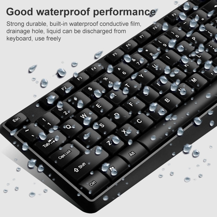 ZGB Q9B vadu tastatūras + peles komplekts