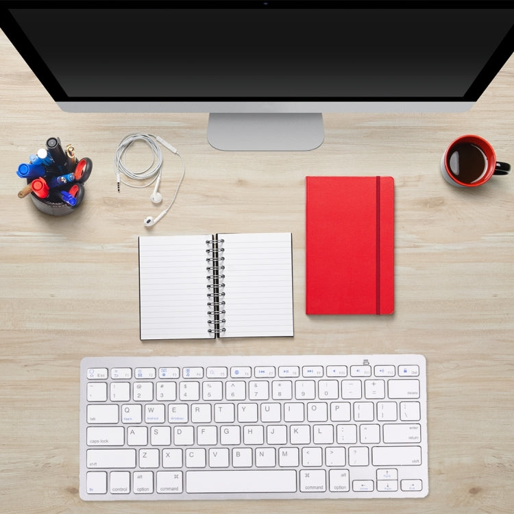Беспроводная ультратонкая клавиатура Bluetooth BK-3001 с 78 клавишами для Windows/iPad/iPhone