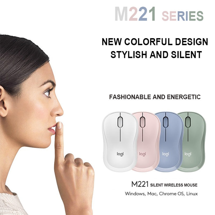 Logitech M221 modes klusā bezvadu pele