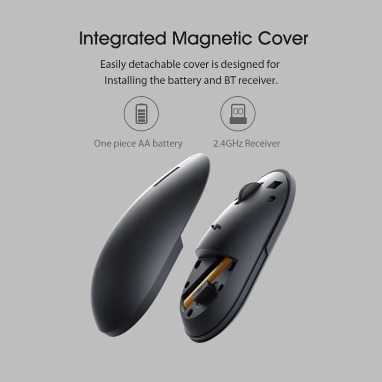 Oriģinālā Xiaomi 2.4GHz 125Hz 1000DPI uzlādējama īpaši plāna datora pele 2
