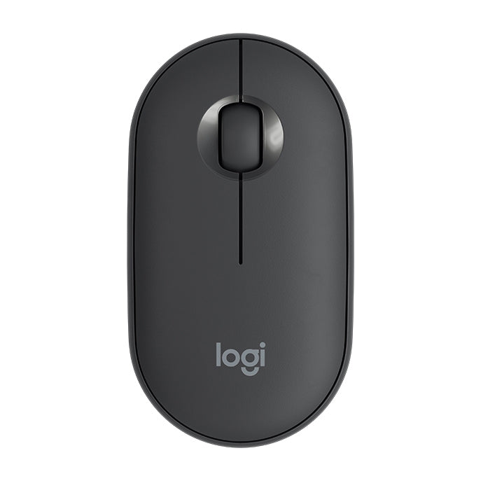 Logitech Pebble Cobblestone Shape Thin bezvadu Bluetooth optiskā pele ar 3 taustiņiem, 1000DPI, bez skaņas, bezvadu diapazons: 10m