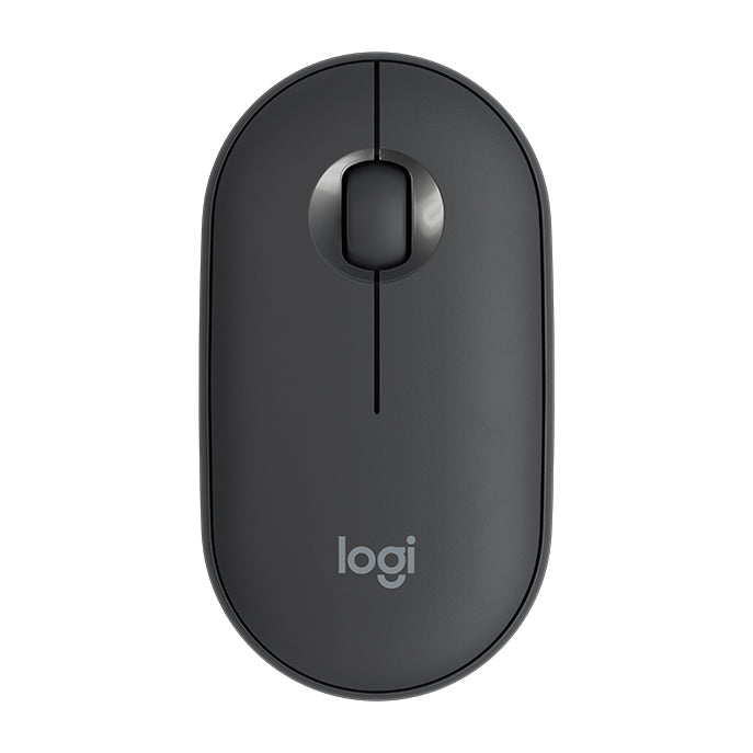 Logitech Pebble Cobblestone Shape Thin bezvadu Bluetooth optiskā pele ar 3 taustiņiem, 1000DPI, bez skaņas, bezvadu diapazons: 10m