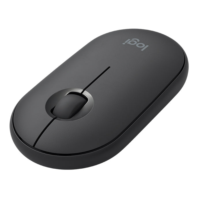 Logitech Pebble Cobblestone Shape Thin bezvadu Bluetooth optiskā pele ar 3 taustiņiem, 1000DPI, bez skaņas, bezvadu diapazons: 10m