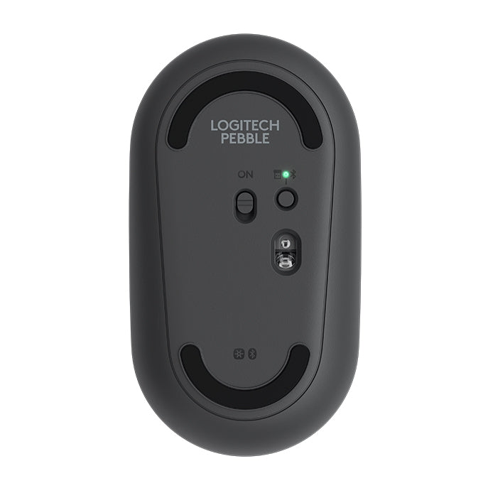 Logitech Pebble Cobblestone Shape Thin bezvadu Bluetooth optiskā pele ar 3 taustiņiem, 1000DPI, bez skaņas, bezvadu diapazons: 10m