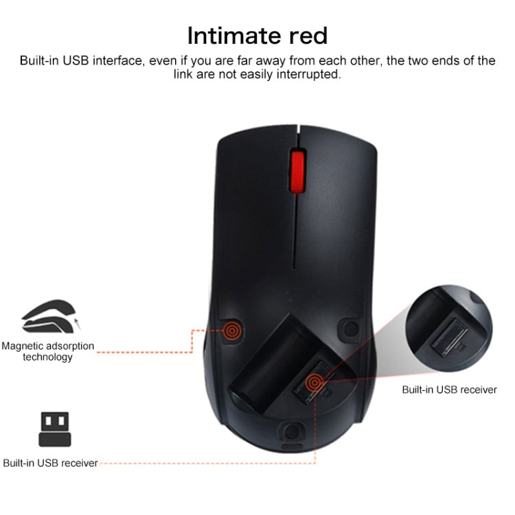 Беспроводная офисная мышь Lenovo M120 Pro Fashion Red Dot