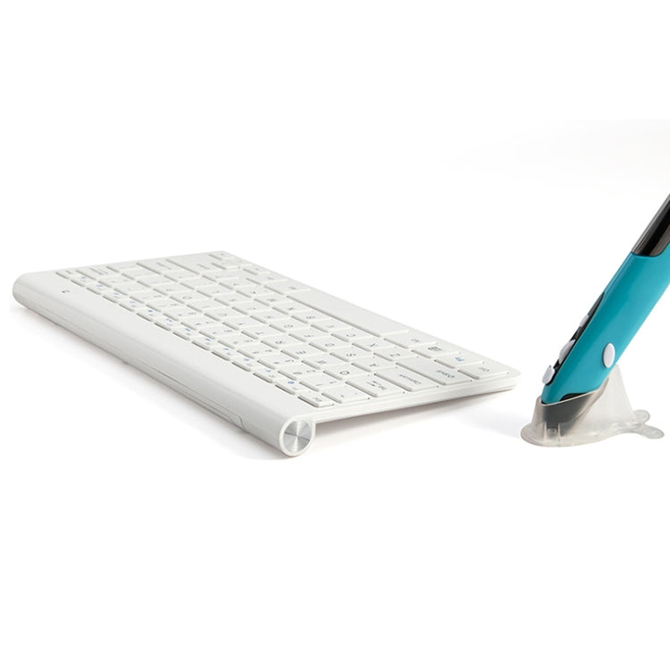 KM-909 2.4GHz Wireless Multimedia Keyboard + Wireless Optical Pen Mouse with USB Receiver Set for Computer PC Laptop, Random Pen Mouse Color Delivery