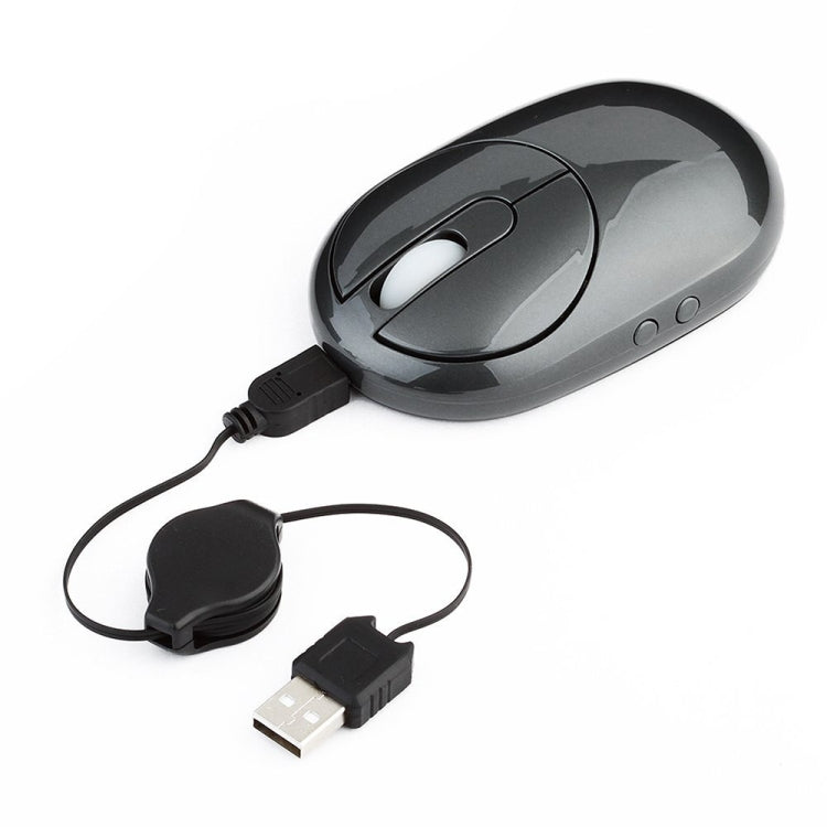 Беспроводная оптическая мышь MZ-012 2.4G 1200 DPI с возможностью зарядки, 3 портами USB-концентратора и док-станции для зарядки