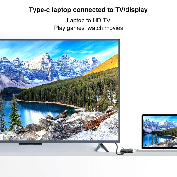 3 в 1 8-контактный + Micro USB + Type-C в AV + HDMI + VGA 15-контактный адаптер-конвертер для HD-плеера со звуком