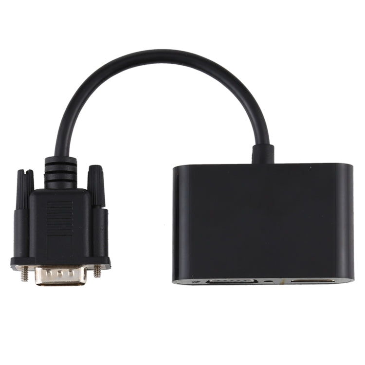 2 в 1 VGA - HDMI + VGA 15-контактный HDTV-адаптер-конвертер со звуком
